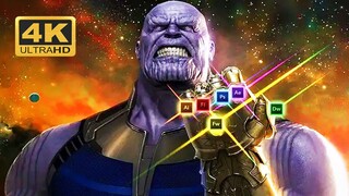 [Remix]Berapa kali Thanos gunakan batu infinity?|Marvel