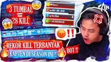 Rekor Kill Terbanyak Kapten Di Season Ini, 28 Kill !! | PUBG Mobile Indonesia