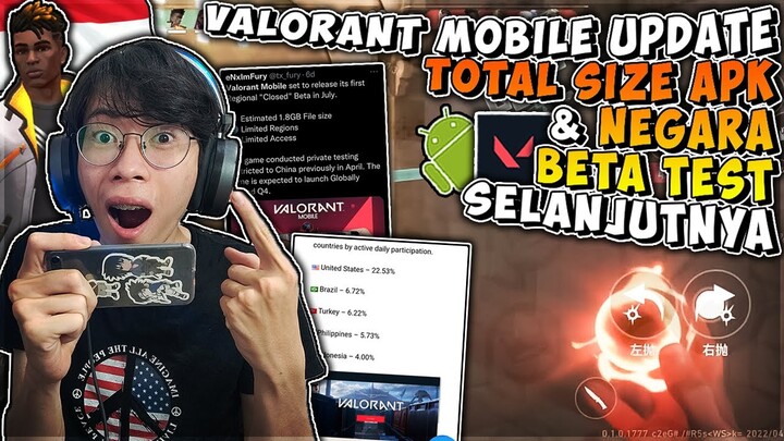 Valorant Mobile Android Update Bocoran Beta Test di Indonesia & Total Size APK Filenya 2022