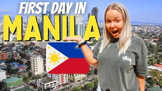 My FIRST TIME in the PHILIPPINES! (first impressions of Manila) 🇵🇭