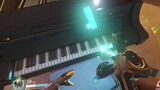 Play "The Lonely Warrior" on the piano at Overwatch