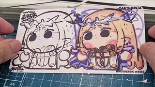 弄个卡提希娅卡片。Make a Cartethyia card.