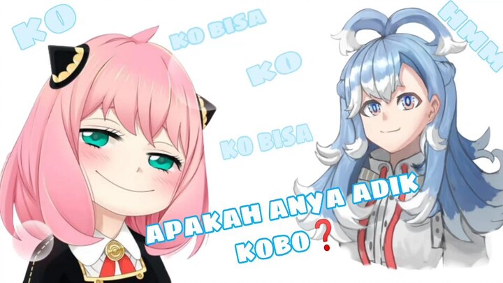 Cara nenangin anya Dan kobo hampir sama🤔 [Anya-spy×family]  [kobo kanaeru vtuber]