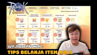 TIPS BELI ITEM MALL YG RECOMEND BUAT KITA ! RAGNAROK ORIGIN !