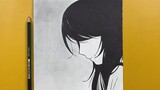 Sad anime drawing | how to draw sad anime girl step-by-step