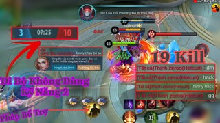 FANNY | Bật Hack Kill Trong Rank Bị Helcurt Phát Hiện | Fanny Hack 😂| Jun Bang Bang Fanny Fly #10