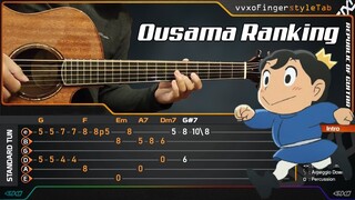 Ousama Ranking (Ranking of Kings) OP - BOY - Fingerstyle Guitar Cover + TABS Tutorial.