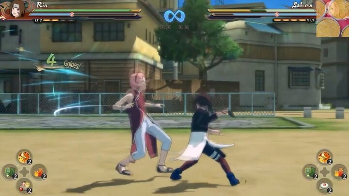 Game đối kháng Naruto 4 - Sakura vs Rin