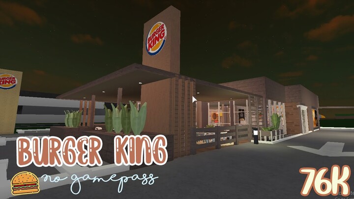 BURGER KING (No Gamepass) | Bloxburg Builds