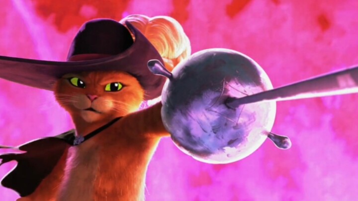 Nghệ thuật trích xuất khung hình! Puss in Boots đấu với Sứ Mệnh Thần Chết, phiên bản giải trí thuần 