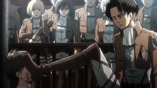 Allen successfully performed a play with the Survey Corps and was recognized and joined the Survey C
