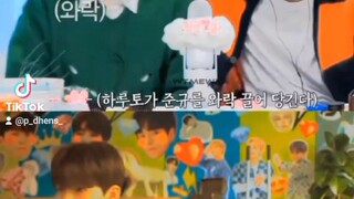 haruto and junkyu moment... bkit kc dp naging BL to ei hehe