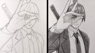 How to Draw Aki Hayakawa - [Chainsaw Man]