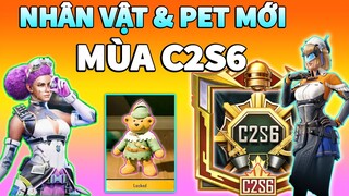 Update 2.0 - Nhân Vật Mới Emilia | Pet Mới Gấu Teddy | Thưởng Mua Rank C2S6 PUBG Mobile.