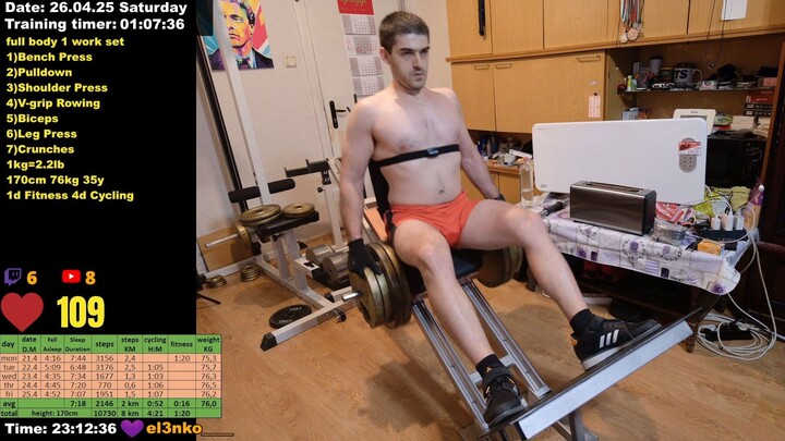 Fitness Workout 26.04.2025