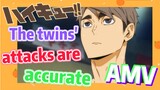 The twins' attacks are accurate   [Haikyuu!!, AMV]