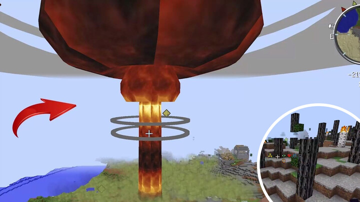 MINECRAFT- Detonate the little boy's atomic bomb