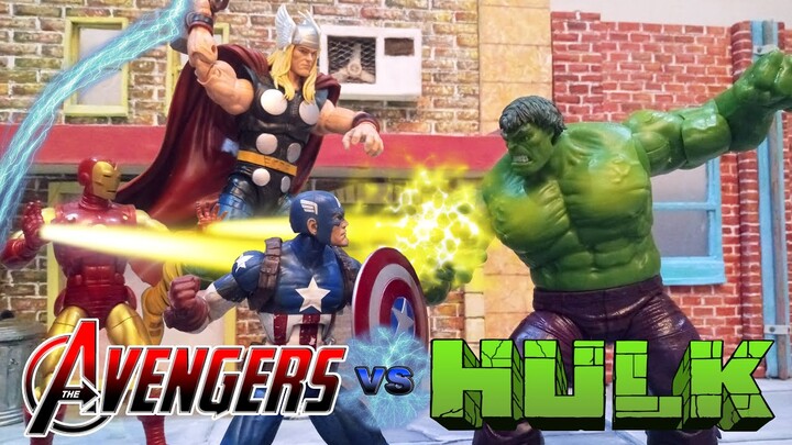 Avengers vs Hulk (STOP MOTION)