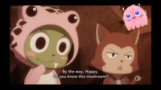 Happy, Lily, Frosch and Lector having convo and torturing one of the tartaros 😂😂😂