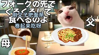 【熟/猫meme】猫家族严格的餐桌礼仪