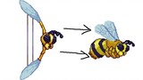 [Terraria] Apa yang terjadi jika busur lutut lebah mengenai ratu lebah?