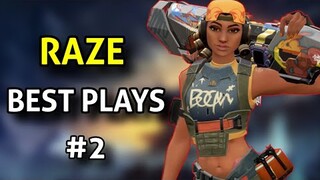 Valorant RAZE Best Plays - VALORANT Montage #2