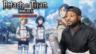 The Other Side Of The Wall | Attack On Titan Season 3 Episode 22 | Reaction