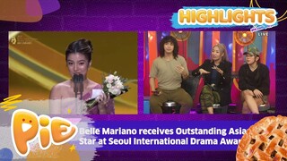 Belle Mariano receives Outstanding Asian Star at Seoul International Drama Awards! | PIE Channel