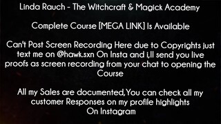 Linda Rauch Course The Witchcraft & Magick Academy Download