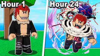 I SPENT A DAY AS KATAKURI In Roblox Blox Fruits