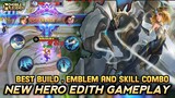Edith Mobile Legends , Edith Gameplay Best Build And Skill Combo - Mobile Legends Bang Bang