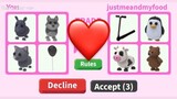 Trading Only one color challenge! (ROBLOX) Adopt me!