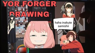 haha inakute samishii | Yor Forger Speedpaint