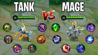 GATOTKACA TANK VS GATOTKACA MAGE - MLBB