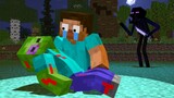 Monster School : Herobrine rescue Zombie Baby vs 100 Zombies - Story Minecraft Animation