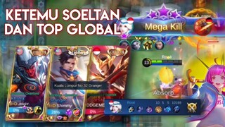 KETEMU TOP GLOBAL GRANGER? Main Kagura Malah Jadi Beban😌 | Mobile Legends Rainy Walk Gameplay