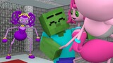 Monster School: EVIL TWIN SISTER of Mommy Long Legs - Sad Story | Minecraft Animation