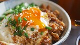 [อาหาร][DIY]วิธีทำไข่ดาวกับข้าวมันหมู