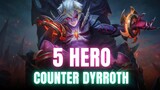 5 Hero Counter Mematikan Dyrroth - Mobile Legends