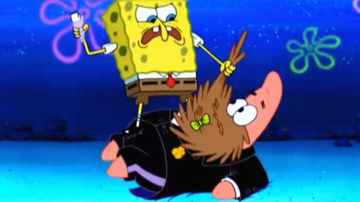 Patrick grows a beard and becomes an adult! He looks down on SpongeBob and they break up completely