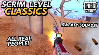 Scrim Level Classics?! PUBG Mobile