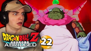 Guru is EVIL... | DBZ: Abridged REACTION Episode 22