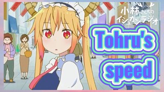 Tohru's speed