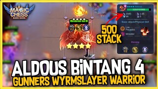 HYPER ALDOUS BINTANG 4 GUNNER WYRMSLAYER WARRIOR ! 1 KALI GETOK AUTO KECRET ! MAGIC CHESS