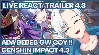 LIVE REACT TRAILER 4.3 - ADA BEBEB GW COY NANTI DI FONTAINE !!! MAKIN CANTIK AJA SIH !