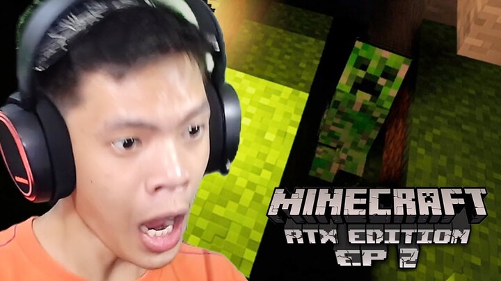 IT'S TOO SCARY!!! | Minecraft RTX Edition 1.18 Ep 2