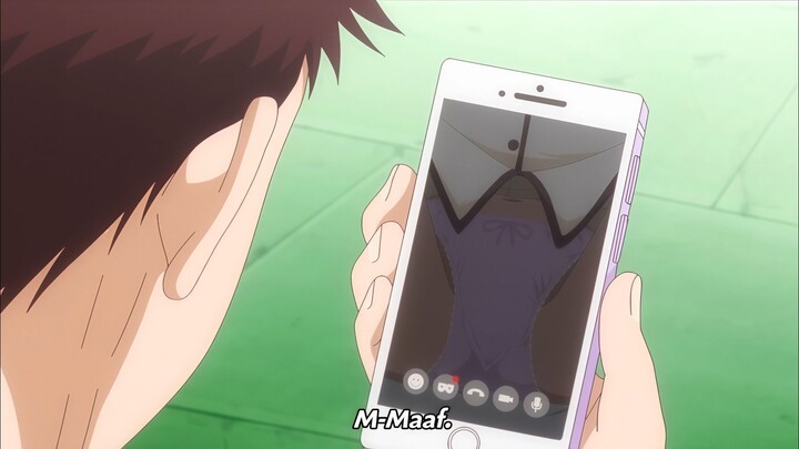 Apem Mona-chan gak sengaja ke PAP ke Kuroiwa-kun 😋