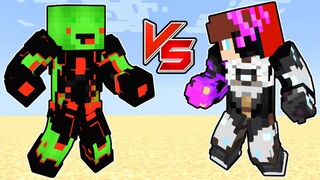 Mikey.exe VS Ender JJ in Minecraft (JJ and Mikey Maizen)