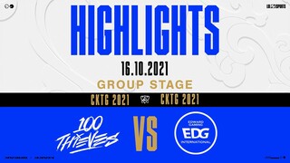 Highlights 100 vs EDG [Vòng Bảng][CKTG 2021][16.10.2021]