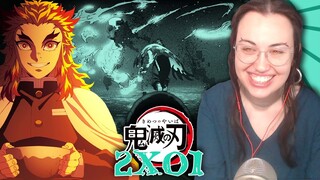 Rengoku is Awesome and I Think It's Just Cruel | DEMON SLAYER 2x01 Reaction